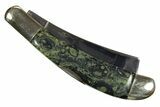 Folding Straight Razor With Kambaba Jasper Inlays #327590-1